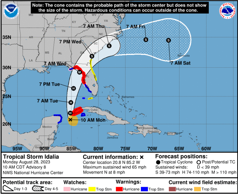 Tropical Storm Idalia