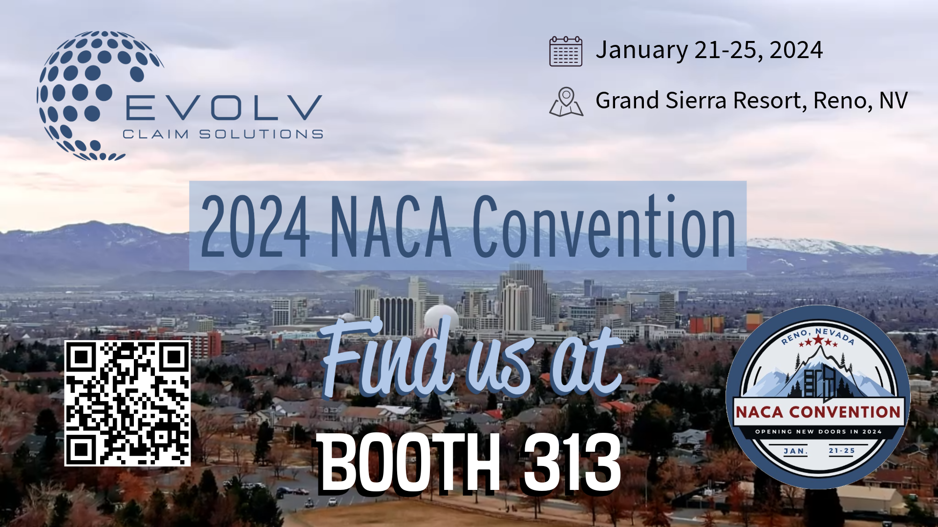 Evolv Claim Solutions will be at NACA 2024