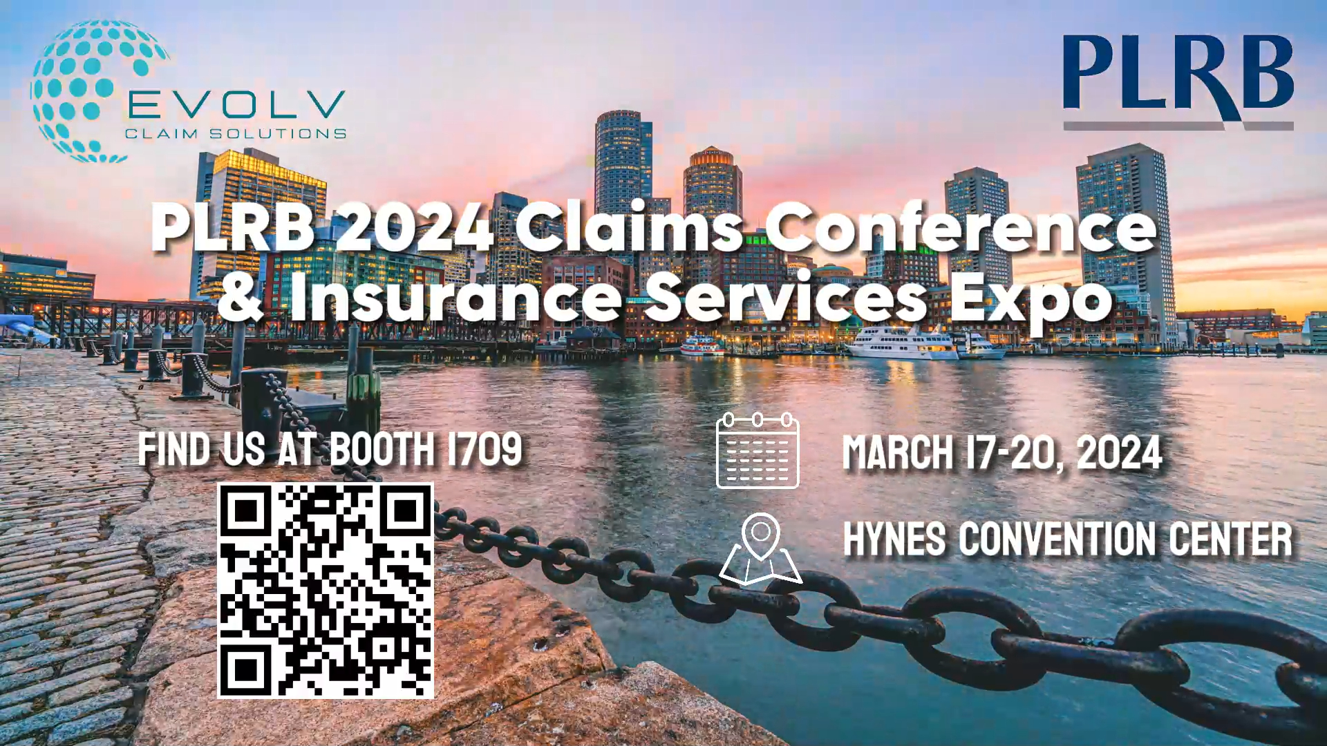 Evolv Claim Solutions will be exhibiting at P.L.R.B 2024 Claims Conference & Insurnace Services Expo!